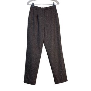 Vtge‎ Pendleton Womens High Rise Wool Silk Pants 6P Old Money Heritage Professor